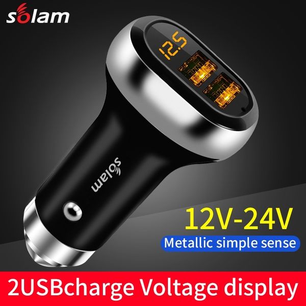 Usb Car Charger English Edition Mobile Phone Multifunction - 