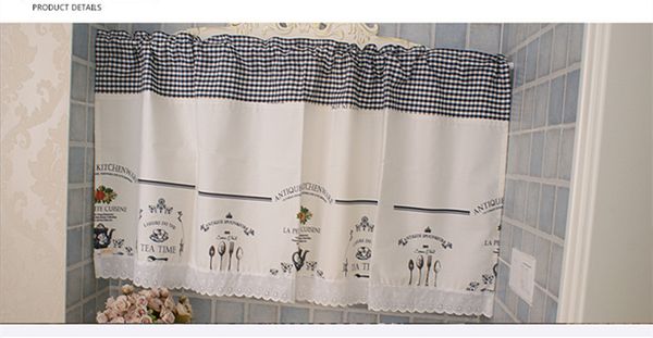 2019 Modern Elegant Minimalist Blinds Kitchen Curtain Cafe Half