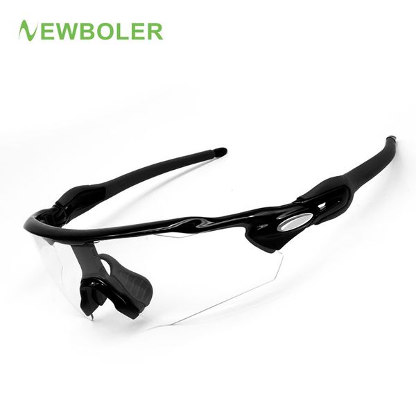 

2018 newboler pchromic cycling sunglasses men mtb sports eyewear bicycle goggles lenses discoloration bike glasses anti-uv