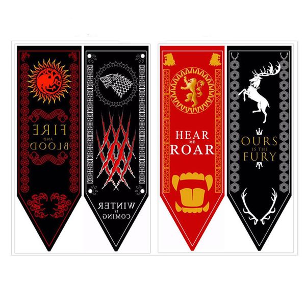 2020 New Linen House Stark Banner Game Of Thrones Wolf Tournament