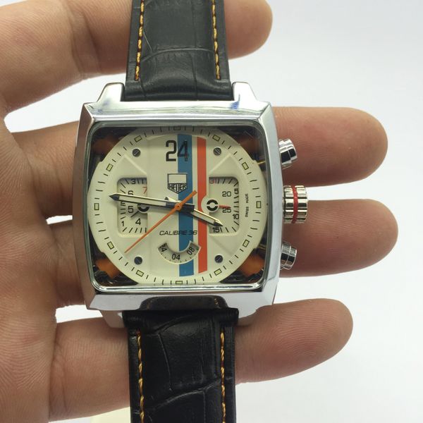 

Linvicta man wri twatche luxury brand 42mm vintage leather watch men dre quartz watch military 3atm port watch relÃ³gio ma culino