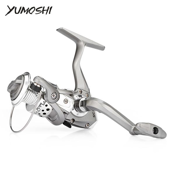 

yumoshi sc series 8bb 5.5:1 lightweight portable l / r interchangeable plastic spinning fishing reel