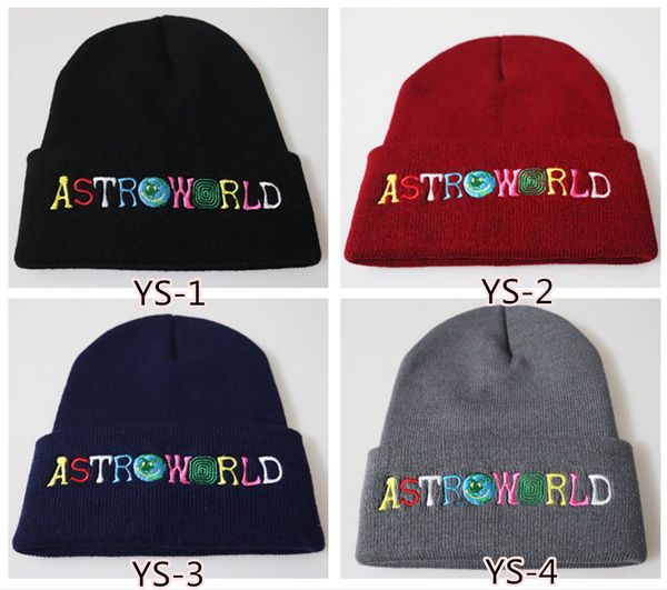 

new sport winter astroworld hat men cap beanie knitted hip hop winter hats for teenager fashion embroidery warm s bonnet jle180, Yellow