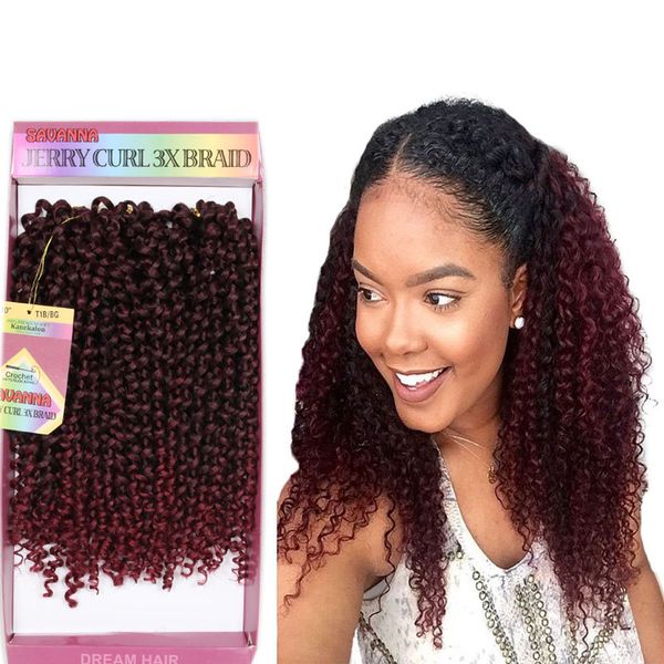 Kinky Curly Synthetic Hair Bundles 100 Premium Freetress Hair