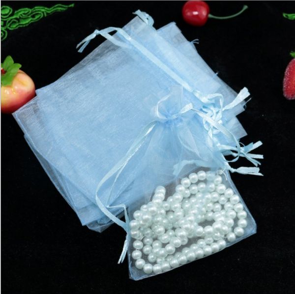 

10*15cm 23 colors yarn bag gift bags jewelry pouches draw pocket 100pcs/lot jewelry packing ne902, Pink;blue