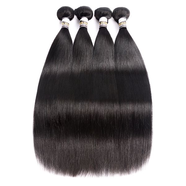 Top Grade Hair Malaysian Straight Hair Weave 3 Bundle Only Natural