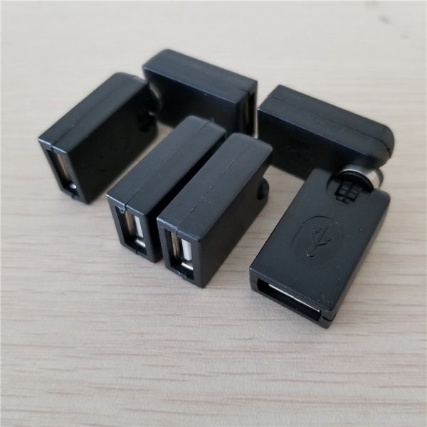 

10pcs/lot 360 degree car audio micro usb 5pin to usb a adapter otg converter plug for mp3 music external u disk tablet