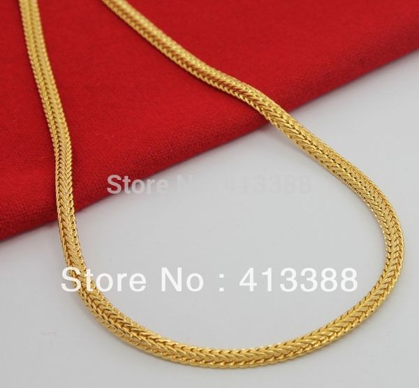 

2016 мода модные мужские ювелирные изделия 5 мм ширина 60 см длина 24 к золото обложка высокое качество цепи ожерелье популярные горячие оже, Silver