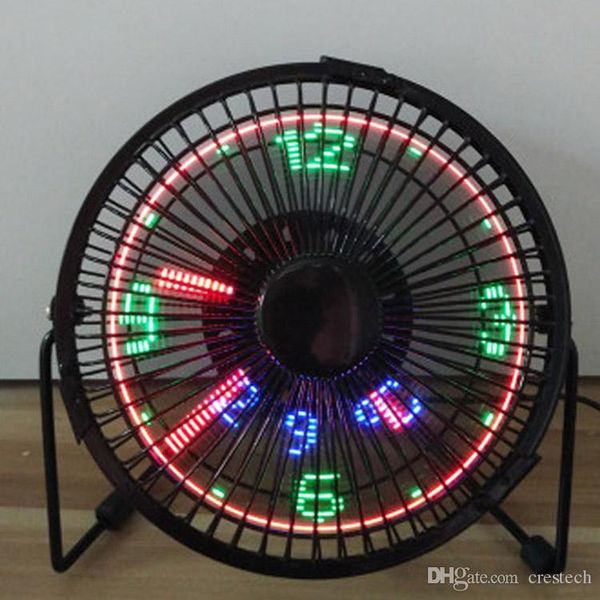 

новое поступление вентилятор зонтик 5 в вентилятор с led часы температура xmas подарок на день рождения ладу вентилятор