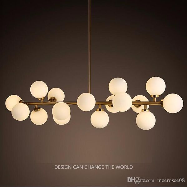 

Modern led chandelier light fitting 16 led light bubble chandelier re taurant hanging lamp pendant u pen ion drop lighting