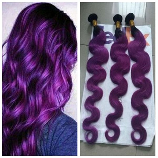 2019 Ombre Brazilian Hair Body Wave 8a Human Hair Extensions Weave