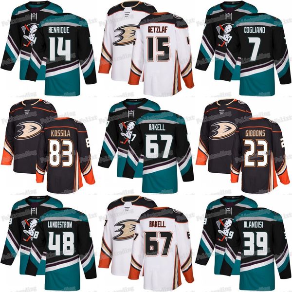 

2019 Anaheim Ducks Joseph Blandisi Andrew Cogliano Ryan Getzlaf Brian Gibbons Adam Henrique Kalle Kossila Rickard Rakell Lundestrom Jersey