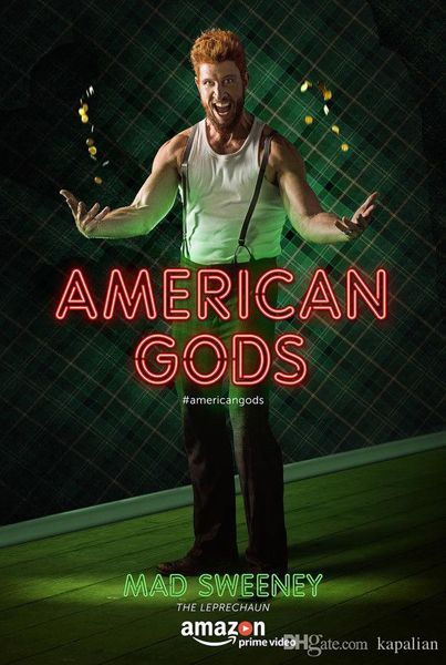 

Free Shipping American Gods TV Show Madsweeney High Quality Art Posters Print Photo paper 16 24 36 47 inches