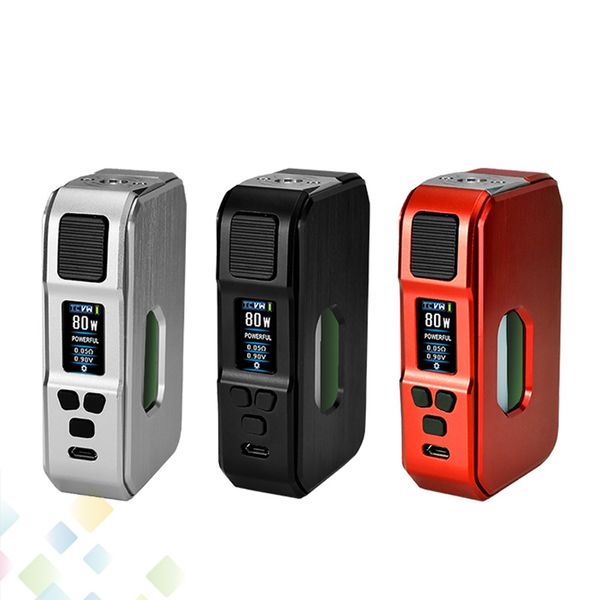 

Original Hcigar Aurora Squonk Mod 80W Supports Single 18650 20700 21700 battery With High-definition color screen DHL Free