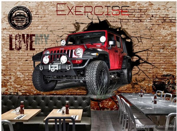 3d Room Wallpaper Custom Photo Car Break Wall 3d Personalized Wallpaper Decorate Painting 3d Wall Murals Wallpaper For Walls 3 D Wallpaper