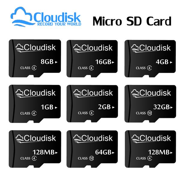 

cloudisk original micro sd card 16gb 32gb 64gb 128gb class 10 real capacity microsd card 1gb 2gb 4gb 8gb class 4 memory card