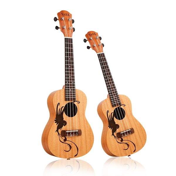 

23 inch /21 inch ukulele concert 4 strings musical instruments 18 frets mahogany lucky bird choose