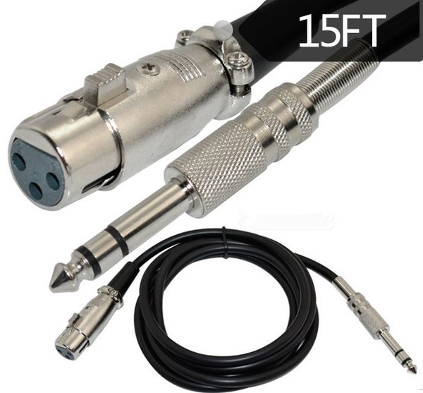 

1.8 м-4.5 м XLR женский 1/4 дюйма TRS мужской кабель