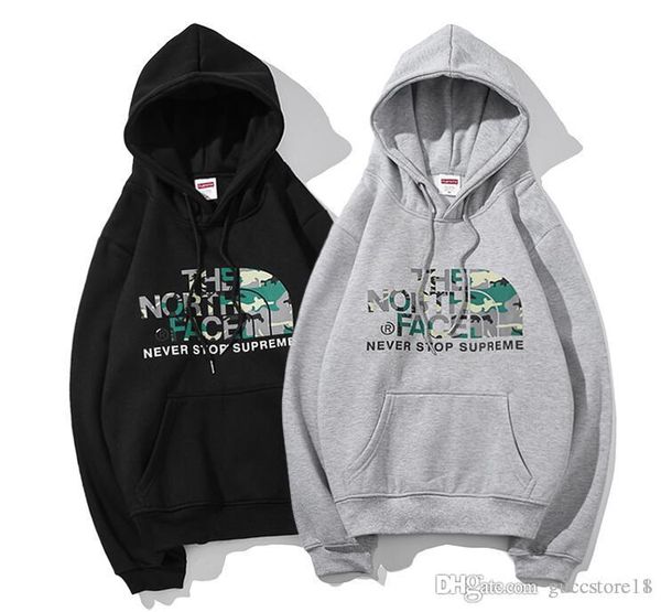 Großhandel Mens Womens Hoodies Herbst Winter Evil Spirit SUPREME HERREN DAMEN Kapuzenpullover Plus Samt Hoodies Lange