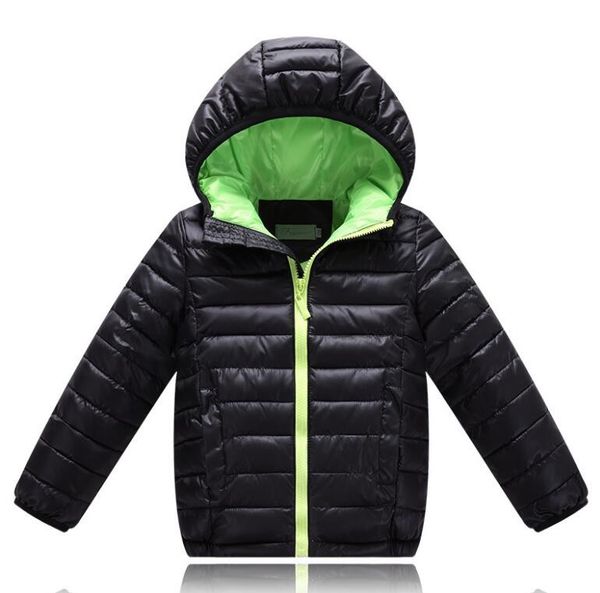 

4-12y children's boys down coat jackets outerwear brand duck feather ultra light boys girls children's autumn winter jackets, Blue;gray