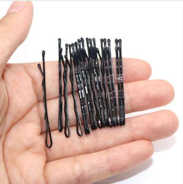 

60pcs/set hair clips for women ladies invisible curly wavy clips salon barrette styling toos hairpin hairdressing accessories, Black;brown