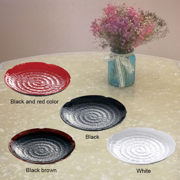 

меламин посуда тарелки вогнуто-выпуклая точка пластины модный ресторан с меламином блюдо a5 меламин посуда оптовая