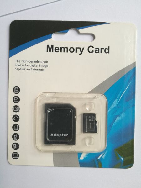 

100 pcs new dhl 32gb 64gb 128gb 256gb class 10 micro sd tf memory card with adapter retail package flash sd sdhc cards