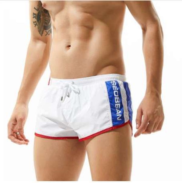 Seobano Plus Size Corrida Calções Homens Ginásio Exercício Treino Treinamento Athletic Shorts Beach curto Bermudas Homens com Malha