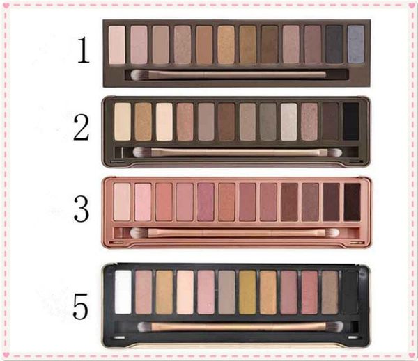 

in stock nude eye shadow palette smoky makeup no:1 2 3 5 palette 12 color nude pallet matte natual eyeshadow cosmetics