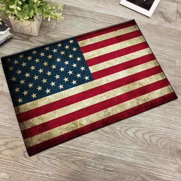 2019 Rectangular Usa Flag Print Bedroom Living Room Non Slip Carpet Ground Floor Mat Rug Home Doormat Bathroom Water Absorbent Pads Vb From