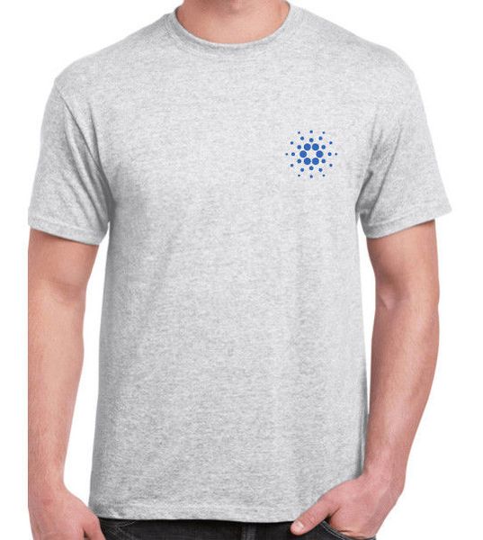 CARDANO ADA Cryptocurrency logo t-shirt