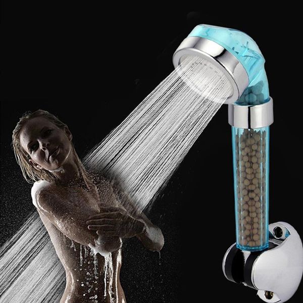 

new pvivlis anion shower spa shower head pressurized water - saving handheld big rain ducha bathroom fixture chuveiro