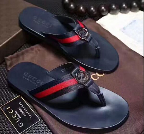 

2018 summer fashion shoes men's sandals fashion brand slippers flat shoes, high-quality flip-flops sexy flat sandals free delivery.
