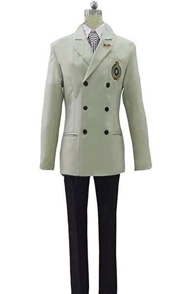 

persona goro akechi cosplay costumes handsome uniform, Black