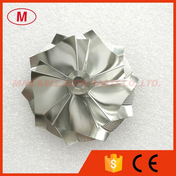 

ct20b high preformance turbo aluminum 2618/milling/billet compressor wheel 50.00/68.00mm 5+5 blades forward rotation