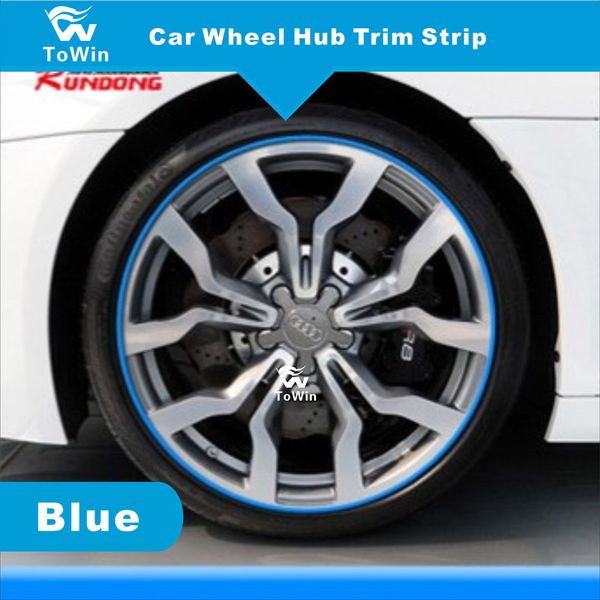 

DIY Car Wheel Hub Trim Strip, Цветная декоративная планка для Auto Wheel Hub, Модификация для General Cars