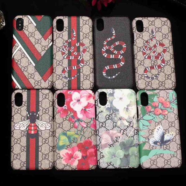 

Animal Flower Bee Чехол для телефона для IPhone X XS Max XR 8 7 6s Plus Известная печать Vogue Чехлы для IPhoneX 8P 7Plus 6Plus Кожа Shell Задняя крышка