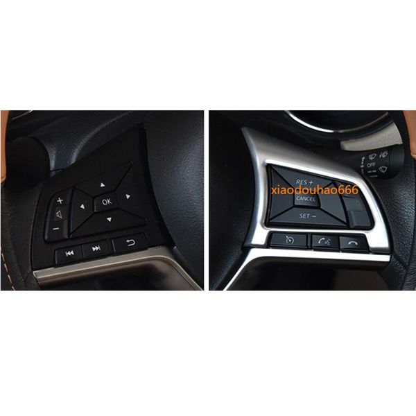 Car Styling Inner Detector Sticker Steering Wheel Interior Kit Trim Frame For Nissan X Trail Xtrail T32 Rogue 2017 2018 2019 Interior Accessories For