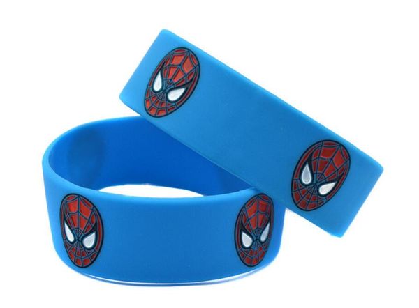 SPIDERMAN Silicone PARTY FAVOR Bracelet FILLER BLUE BLACK RED