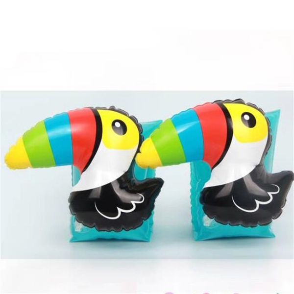 

thicken cartoon floating ring children portable lovely arm swimming rings water sleeves pool accessories bathing float inflatable 8ls jj