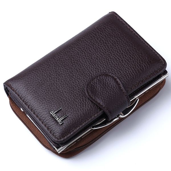 

2019 fashion zipper design genuine cowhide leather wallet women slim wallets feame coin purse for ladies, Red;black