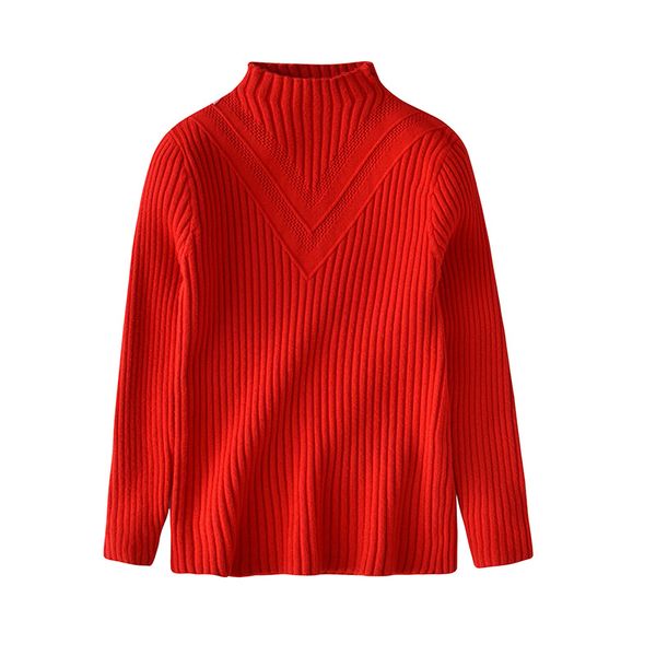 

vinnytido new year sweater girl sweat shirt turtleneck soild cardigans for girls sweaters children clothing, Blue