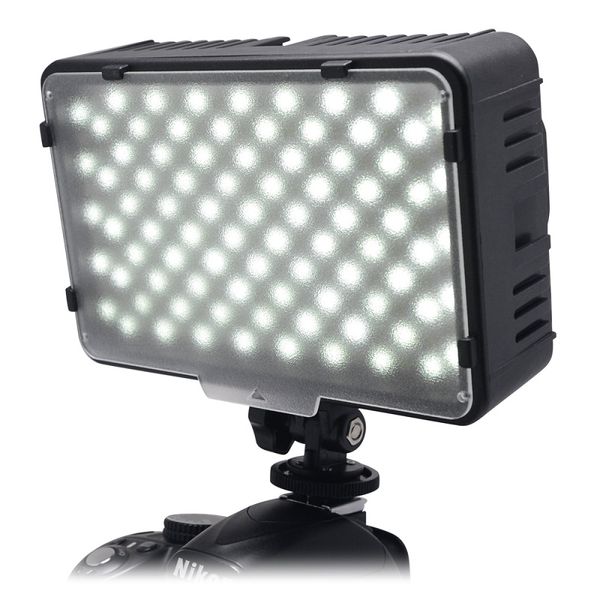 Mcoplus 168 LED Video Light On-Camera Fotografia fotografica Pannello di illuminazione per Canon Nikon Sony DV Videocamera VS CN-160