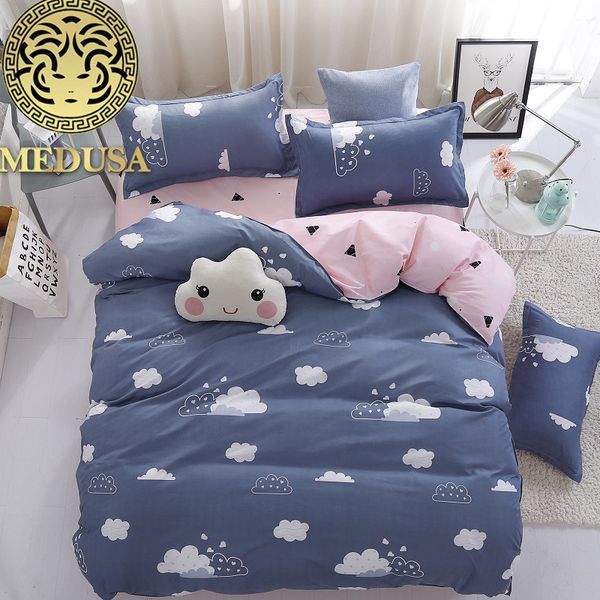 

medusa 2018 dropship nordic bedding set king  double single size bedclothes wholesale price