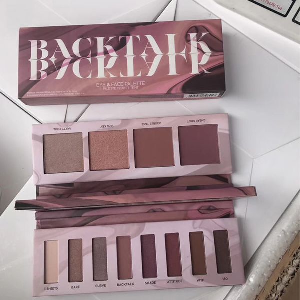 

2018 backtalk 12 color eye hadow palette eye and face palette highlighter blu h eye hadow dhl free