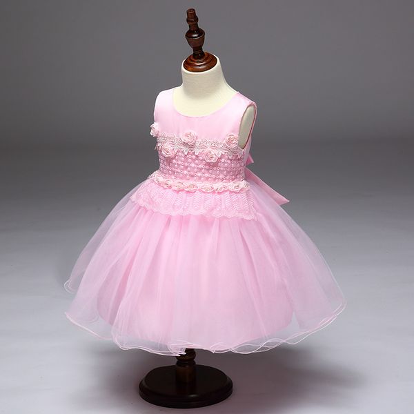 

10шт кружева платье девушки цветка блестки pageant свадебное платье маленькая невесты элегантные вечерние девушки платье партии, Red;yellow