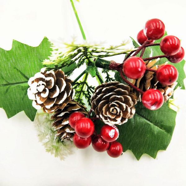 

18cm red berry branch berries christamas party decoration wedding fake flower bunch decoration home decoration birthday party decor