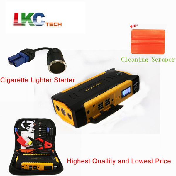 

16000mah 12v car jump starter portable 600a car charger 4usb compass sos light for petrol /diesel