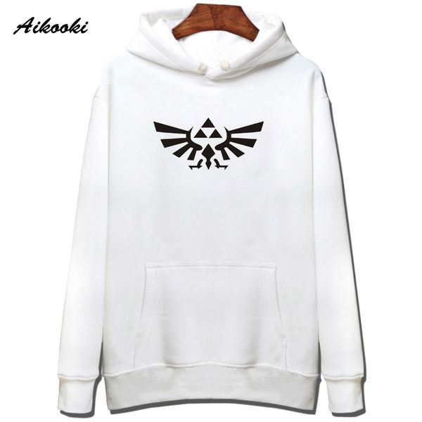 

2018 fashion legend of zelda hoodies men/women harajuku black coon sweatshirt men/women legend of zelda hoodies warm clothes