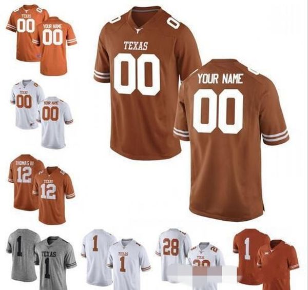 

Custom Texas Longhorns #25 B.J. Foster 31 DeMarvion Overshown 7 Caden Sterns 14 Joshua Moore Stitched NCAA College Football Jerseys S-3XL
